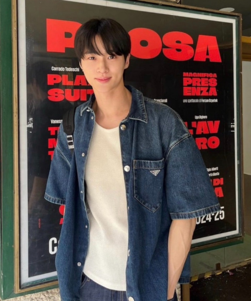 [PRADA-프라다]데님 셔츠 GEC067
